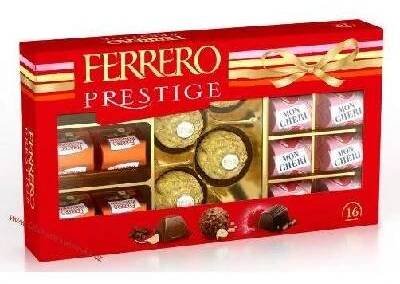 Ferrero Prestige 166g - DMT 10.03.2025 (kolekce Ferrero Rocher, Mon cheri, Ferrero Küsschen.)