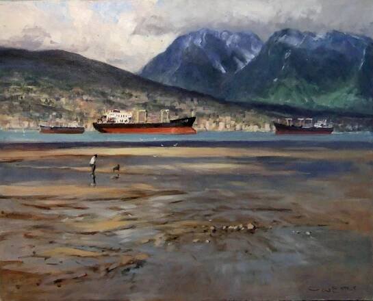 #2150 low tide point grey 