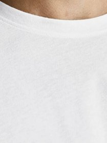 Jack&Jones Pánské triko JJENOA Long Line Fit 12190128 White Relaxed (Velikost S)
