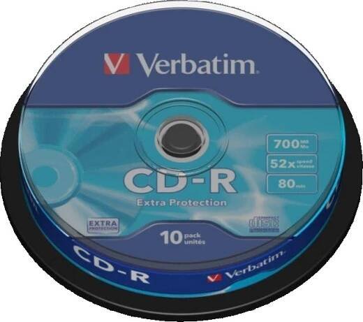 Verbatim CD-R 10 ks (43725) od 75 Kč