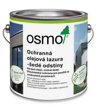 OSMO 1926 Ochranná olejová lazura, Křemenně šedá 2,5 l