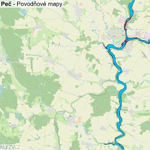 Peč - mapy | Kurzy.cz