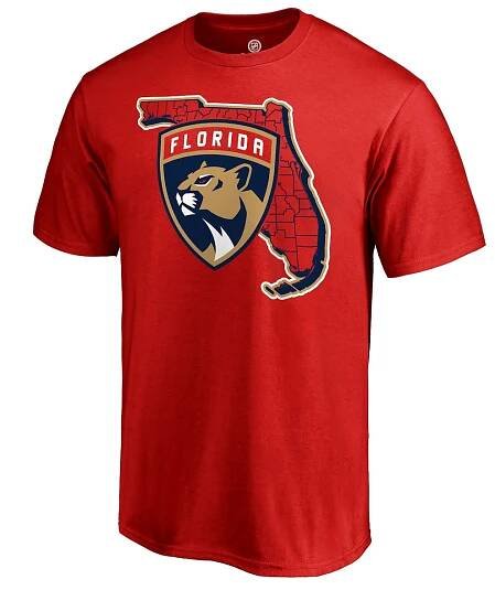 Men's Florida Panthers Red Hometown Collection Local T-Shirt