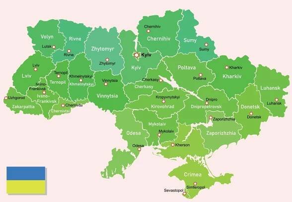 Ukrajina mapa – Výběr 10 nejlepších map ke stažení