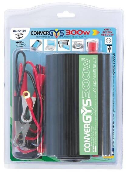 Měnič napětí CONVERGYS 12V/230V/300W | Zahradní a zemědělská technika, postřikovače, náhradní díly, autokosmetika, nářadí