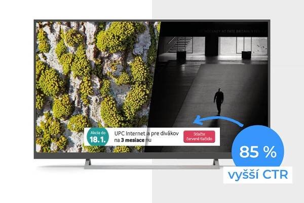 ukázka kampaně v HbbTV