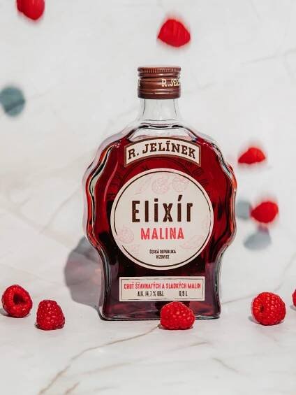Rudolf Jelínek Elixír Malina 14,7 % 0,7 l