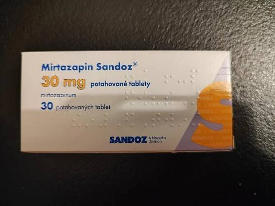 Mirtazapin Sandoz 30mg por.tbl.flm.30x30mg - Lékárna a zdraví