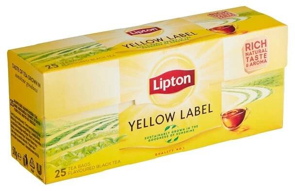 Lipton Černý čaj Yellow label