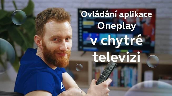 Ovládání aplikace Oneplay v chytré televizi