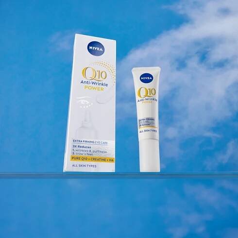 NIVEA SADA DENNÍCH A NOČNÍCH KRÉMŮ Q10 SPF15 + KRÉM POD OČI 50 ML Stav balení originální