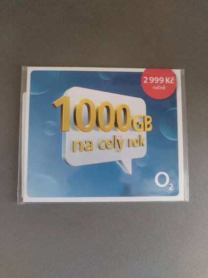 Datamanie 1000GB SIM karta O2 - Mobily a chytrá elektronika