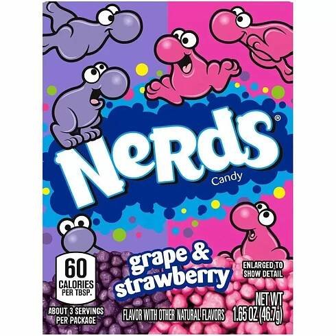 NERDS Candy 46.7g hrozno & jahoda