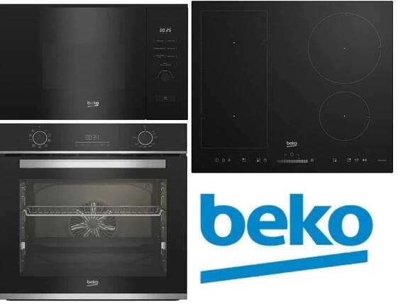 set Beko BBIM13301XC + HII64500UFT + BMGB20212B + záruka navíc + Pečící plech Beko v hodnotě 549 Kč ZDARMA