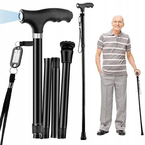 ORTOPEDICKÁ HŮL Z HLINÍKU, NASTAVITELNÁ, VYCHÁZKOVÁ, LEHKÁ A STABILNÍ