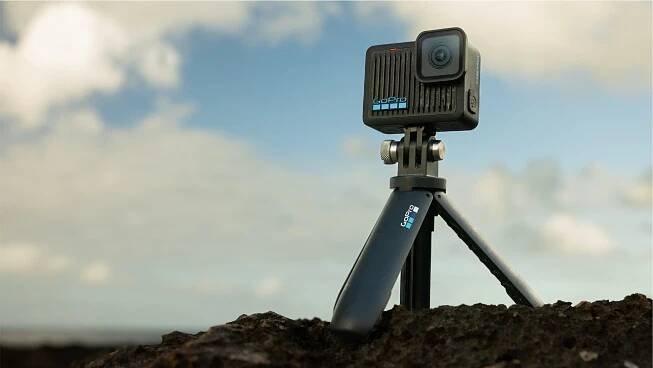 POV-Aufnahme beim Wandern mit GoPro Shorty (Mini-Stativhalterung)