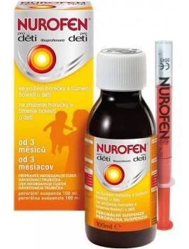 Nurofen pro děti pomeranč suspenze 100 ml