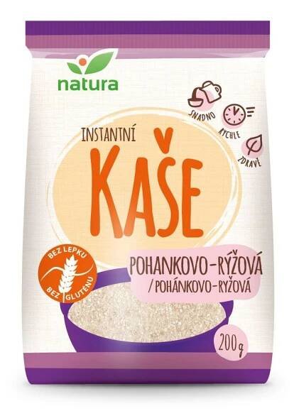 Kaše pohankovo-rýžová instantní 200 g Natura