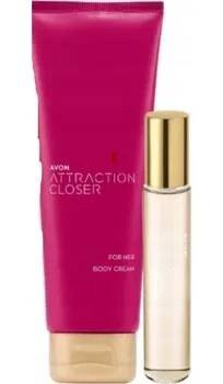 Avon Attraction Closer Dámský set [Parfém + Balzám + Parfém]