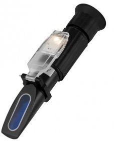 Refraktometr PCE-LED, pro měření maziv, olejů a šťáv, 0 - 32 % Brix, LED osvětlení