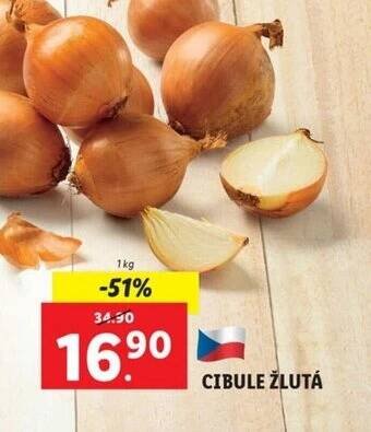 Lidl CIBULE ŽLUTÁ nabídka