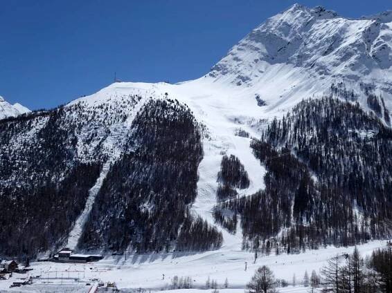Slope offering Saas-Fee