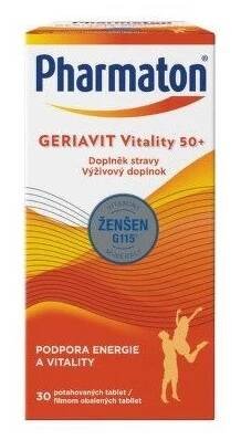 PHARMATON Geriavit vitality 50+ 100 tablet