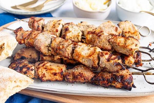 Souvlaki Spieße vom Grill