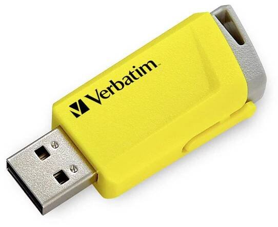 Verbatim V Store N CLICK USB flash disk 16 GB žlutá, červená, modrá 49306  USB 3.2 (Gen 1x1)