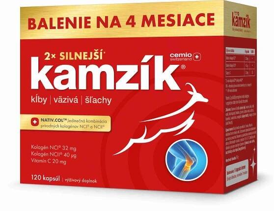 Cemio Kamzík cps. 120 darček 1×120 tbl, výživový doplnok