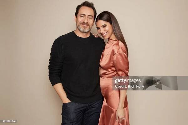 Demián Bichir and Roselyn Sánchez of ABC's 'Grand Hotel' pose for a...