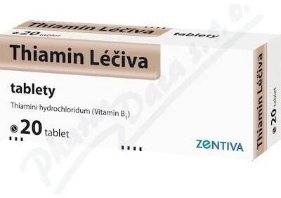 THIAMIN LÉČIVA POR 50MG TBL NOB 20