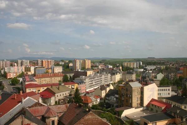 Przerov - widok z wieży zamkowej