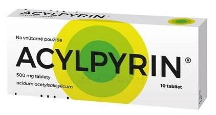 ACYLPYRIN 500 mg 10 tabliet
