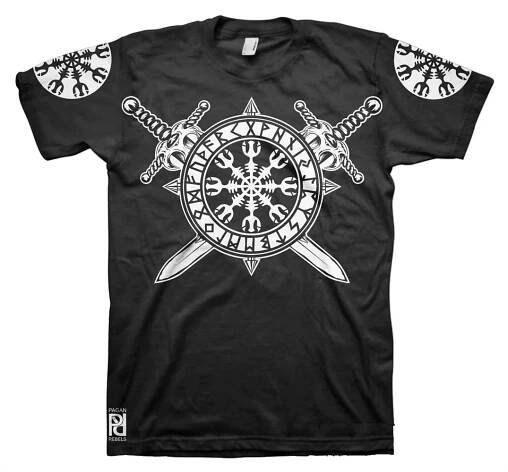 Helm of Terror Awe Viking Valhalla T-Shirt