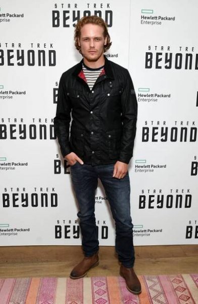 Herec Sam Heughan.