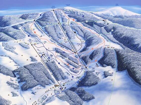 Skiareál Horní Domky, Rokytnice nad Jizerou - Skiregion.cz - Krkonoše, Jizerské hory