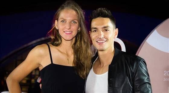Michal Hrdlička a Karolína Plíšková (Beijing, Čína, 30. září 2018)