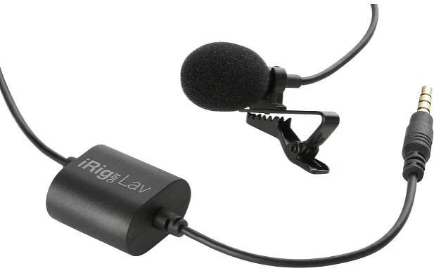 IK Multimedia MIC LAV nasazovací řečnický mikrofon Druh přenosu:kabelový vč. svorky, vč. ochrany proti větru kabelový