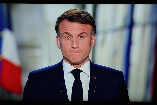 Emmanuel Macron lors de ses vœux aux Français ce mardi 31 décembre 2024