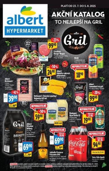 Leták Albert hypermarket (23. 7. - 5. 8. 2025) - strana 1 z 12