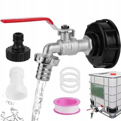 KOHOUTEK PRO MAUZER IBC ČERPACÍ VENTIL NÁDRŽE SUDU KOHOUTEK 3/4 SADA