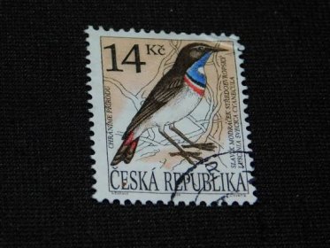 1.Jednotlivé známky - Fauna - Ptáci - Česko