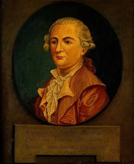 franz anton mesmer. oil painting. wellcome v0017975