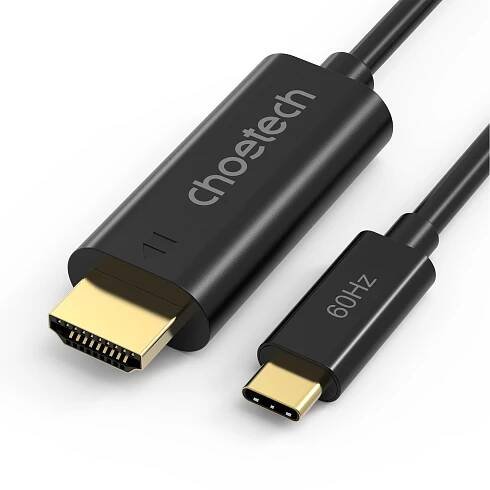 ChoeTech USB-C to HDMI 4K 60Hz PVC 1.8M Video Cable Black