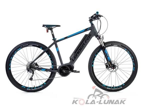 Horské elektrokolo Leader Fox ALTAR 29",2018-2 21,5" ŠEDÁ MAT/MODRÁ | Kola Luňák