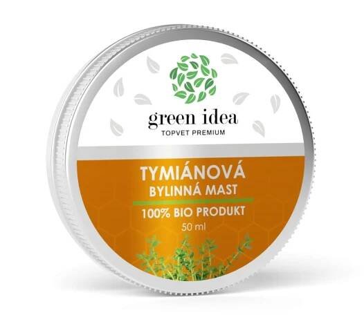 Tymiánová mast 50ml GREENIDEA K péči o svědivou a suchou kůži