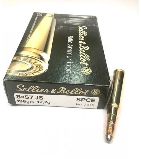 8x57 JS SPCE 196grs/12,7g Sellier&Bellot 