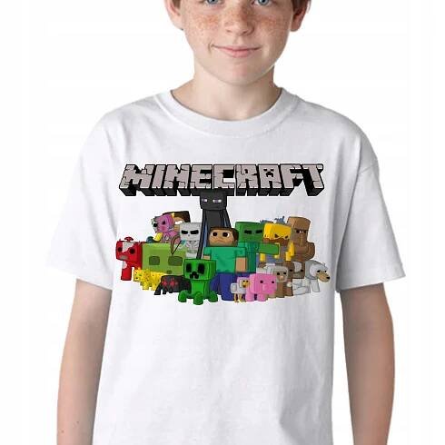 P204 DĚTSKÉ TRIČKO HRA MINECRAFT PRO FANOUŠKA dárek BAVLNA KVALITA 104