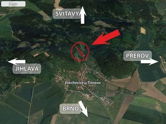 Prodej Pozemek, Všechovice, okres Brno-venkov